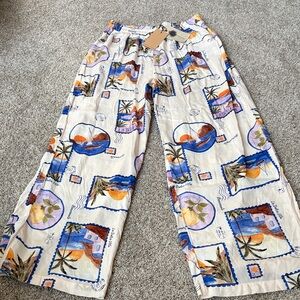 Label of Love Graphic Print Pants